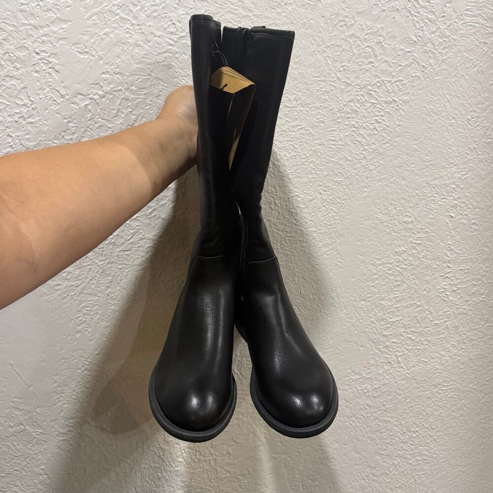 Frye and Co. Womens Charlize Stacked Heel Riding Boots new 8.5M